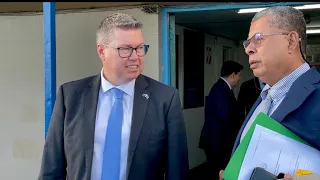 Australia's Minister for International Development and the Pacific visits the Lautoka Port.