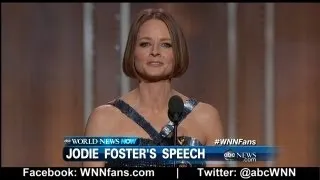 Jodie Foster Speech: Golden Globes 2013