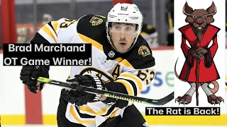 Bruins Win OT Thriller vs Caps! Brad Marchand walk off snipe! Bruins vs Capitals Game 2 - 5/17/21