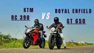 2023 Continental GT650 Vs 2023 KTM RC390 | Race Till Their Potential