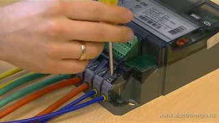 Подключение трехфазного электросчетчика