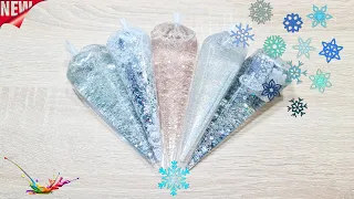 Tedy Tells...How to Make Winter Slime with Piping Bags | Slime Story | 373