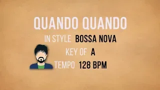 Quando Quando - Michael Buble - Bossa Style Karaoke Backing Track