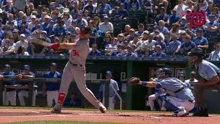 WSH@KC: Harper opens the scoring with RBI single