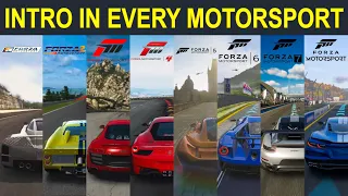 Intro In EVERY Forza Motorsport l Evolution of Intros in Forza Motorsport 1-8