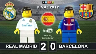 Supercopa de España 2017 • Real Madrid vs Barcelona 2-0 (5-1) • Spanish Super Cup Lego Football Film