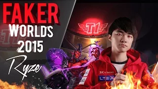 SKT Faker Ryze Highlights - Worlds 2015