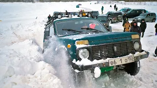 НИВА на 20-х колесах на ЦАРЬ ГОРЫ против УАЗ, TOYOTA, RAM, L200, JEEP. Редкая УАЗ БУХАНКА