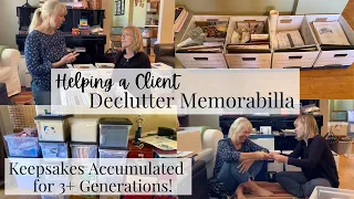 Decluttering Memorabilia - How a Professional Organizer Guides a Client Through the Process