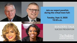 Builders' Talk:  Virtual Town Hall About Suicide Prevention