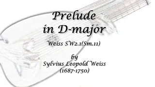 Prelude in D major by S.L.Weiss ; Baroque Lute