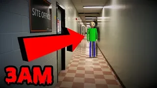 DONT GO TO BALDI'S SCHOOL AT 3AM OR BALDI.EXE WILL APPEAR! | HAUNTED BALDI.EXE IS REAL!!
