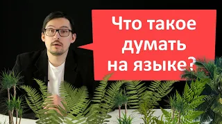 Что значит "думать на языке"?