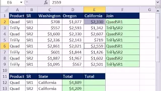 Excel Magic Trick 714: Three Criteria Lookup Adding SUMIF, INDEX, MATCH, SUMPRODUCT (2 examples)