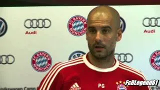 Pressekonferenz mit Pep Guardiola in Doha / 06.01.2014