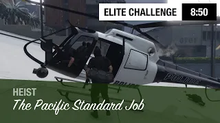 GTA Online - Pacific Standard Job | Helicopter Escape | EMP Launcher (Elite Challenge, 8:50)