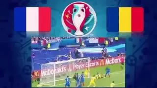 France - Roumanie / Highlights and goals / Euro2016