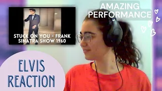 Elvis Presley - Stuck On You - Frank Sinatra Show 1960 Reaction