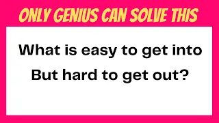 ONLY A GENIUS CAN ANSWER THESE 10 TRICKY RIDDLES | Riddles Quiz  - Part 2