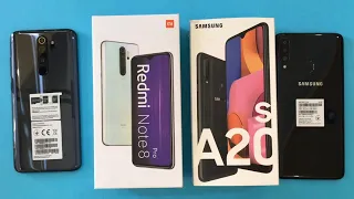 Samsung Galaxy A20s vs Xiaomi Redmi Note 8 Pro