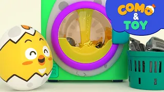 Como | Magic Washing Machine | Learn colors and words | Cartoon video for kids | Como Kids TV