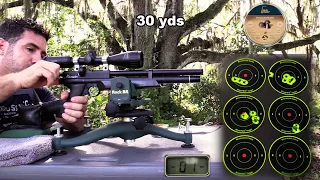 Benjamin Marauder .22 Air Pistol/Rifle (Review) + 30 & 60 Yard Accuracy TEST - PROD PCP Airgun