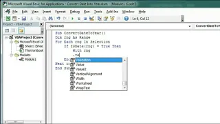 #276-Excel VBA Tutorial: Convert Dates to Years with One Simple Code