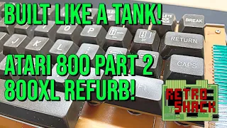 The Atari 800XL - Seven billion screws and in need of a good scrub!