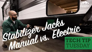 RV Stabilizer Jacks: Manual vs. Electric | Country Camper