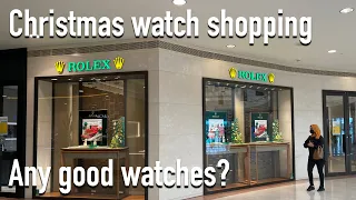 Rolex  watch shopping -  can we find some nice watches for Christmas? What is available?