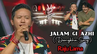 Raju Lama singing Bhutanese Song Jalam Gi Azhi| Voice of Nepal Season 4| Bhutanese song