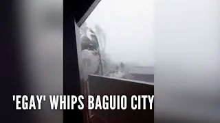 'Egay' whips Baguio City