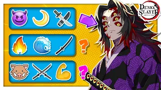 DEMON SLAYER EMOJI QUIZ 👹⚔️ Demon Slayer Kimetsu No Yaiba Season 3 Quiz 💙 Anime Quiz