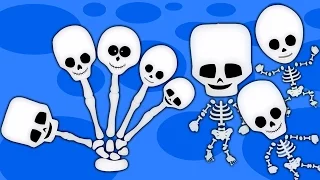 Скелет пальца семьи | потешки | дети песни | страшная песня | Scary Song | Skeleton Finger Family