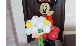 ОЧЕНЬ КРАСИВАЯ МИННИ МАУС ИЗ ШАРОВ! Minnie Mouse from balloons own hands