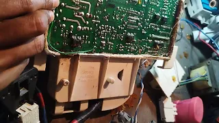 samsung washing machine error de ae problem solving main pcb board