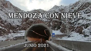 Mendoza, con nieve, junio 2021