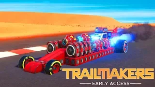 ПОСТРОИЛ САМУЮ БЫСТРУЮ МАШИНУ В МИРЕ! ПОСТРОЙКИ В ТРАИЛМАКЕРС (TRAILMAKERS )