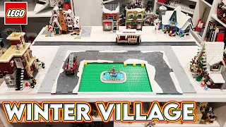 Building a LEGO Winter Village!