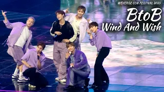 [4K] WEVERSE CON FESTIVAL 2023 - BtoB 'Wind And Wish' Fancam