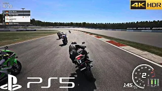 (PS5) RIDE 4 FIRST OFFICIAL NEXT GEN GAMEPLAY | Nürburgring GP Yamaha GAMEPLAY (4K HDR 60fps)