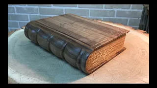 Unique wooden box in the form of a book!