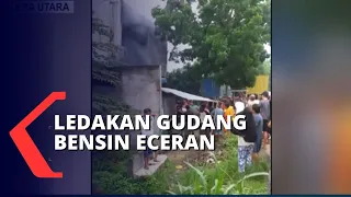 Ledakan Gudang Bensin Eceran, 23 Orang Terluka