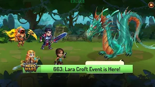 Let's Play Hero Wars 663: Lara Croft Joins the Dominion and Her Event Begins!