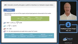 Fixed Income Bond Valuations Prices and Yields (2024 CFA® Level I Exam – Fixed Income – LM 6)