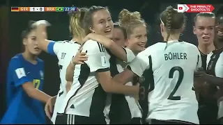 Germany vs Brazil (2-0)  U17 Women's World Cup 2022 Highlights