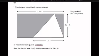 Area algebraic