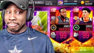 99 OVR JAMES HARDEN IN SUMMER LEAGUE PACK OPENING! NBA Live Mobile Gameplay Ep. 153