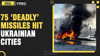 ON CAM: Russia fires 75 missiles on Ukrainian cities; Zelenskyy reacts