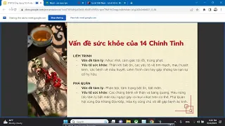 [Workshop - TVK5] Vấn đề tinh thần và sức khỏe của 14 Chính Tinh